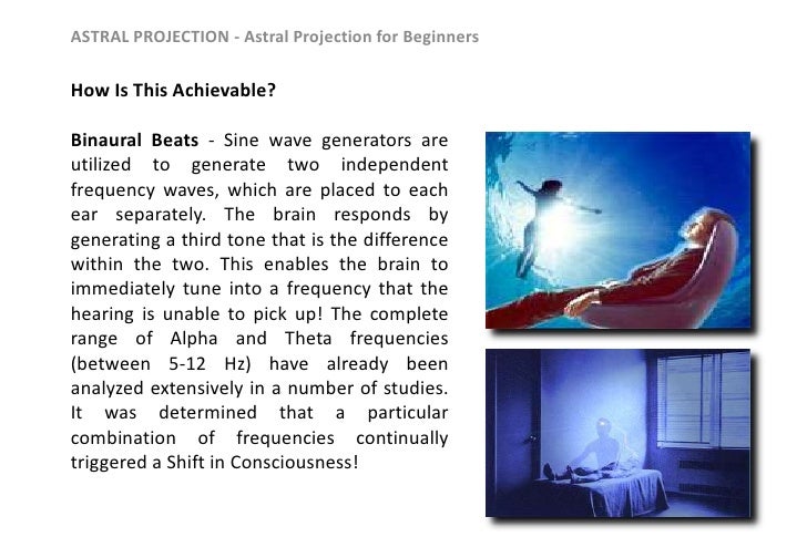 Astral projection demonstration